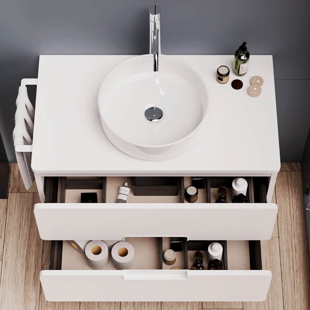 Muebles de baño resistentes a la humedad
Modelo: KUBO80ADLE