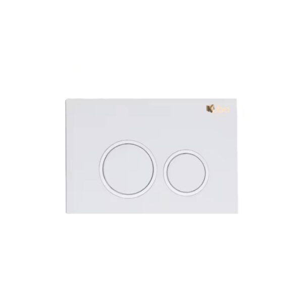 Placa de descarga ovalada para W.C. aéreo